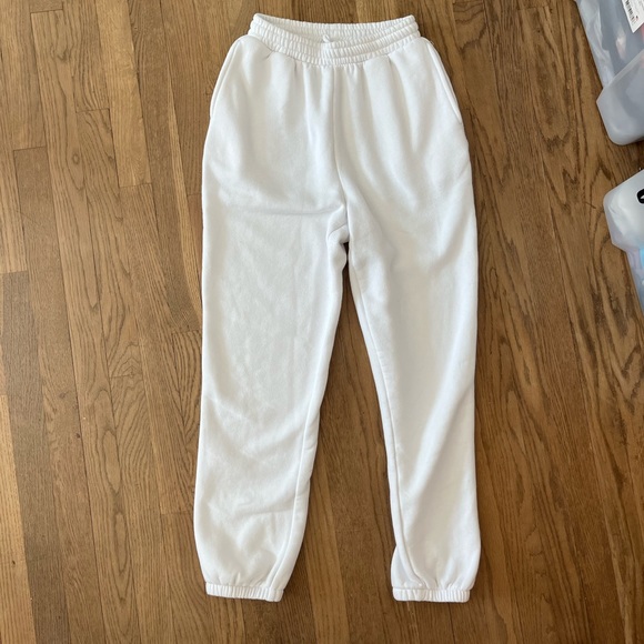 ASOS white sweatpants / white joggers - Picture 8 of 8